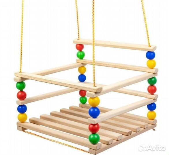 Деревянные качели