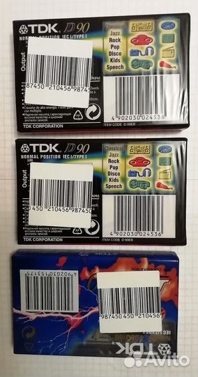 Аудиокассеты новые TDK