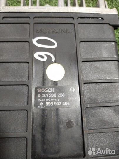 Блок управления двигателем (эбу) Audi 80 седан 2.0