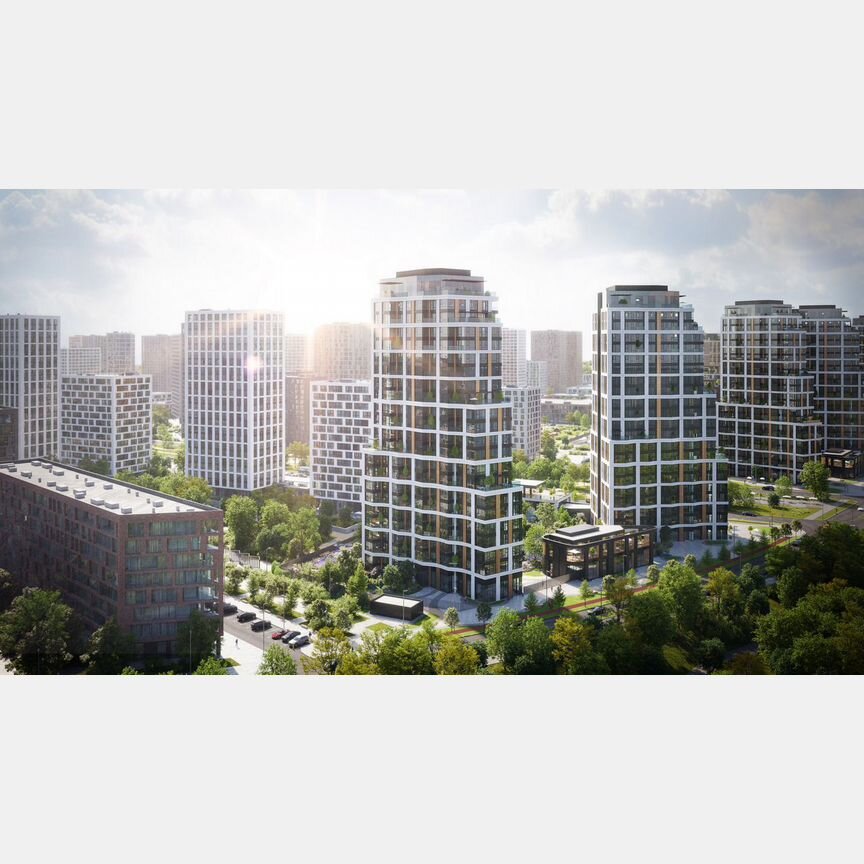 1-к. квартира, 51,4 м², 8/22 эт.