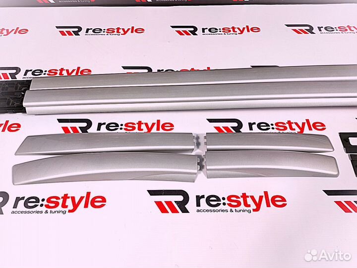 Рейлинги Mitsubishi Outlander с13г Серебро