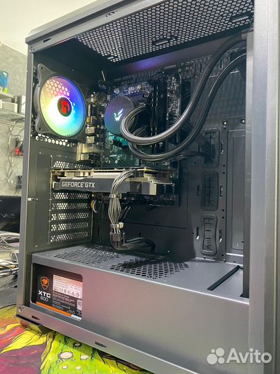 Игровой пк AMD Ryzen 5 7500f GTX1660super 6GB