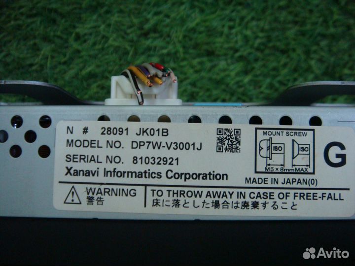 Монитор nissan J32,PJ32,TNJ32 teana