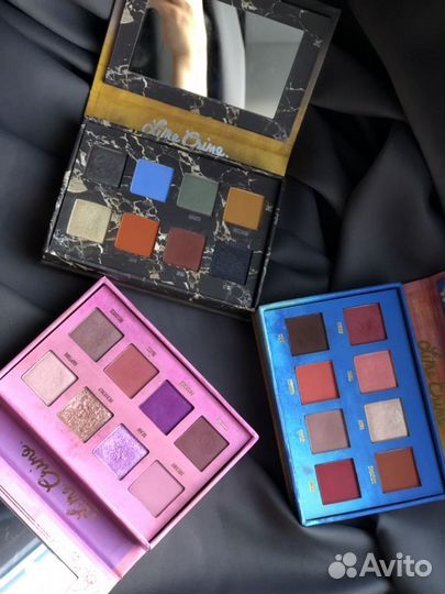 Тени nars, lime Crime, urban decay, smashbox