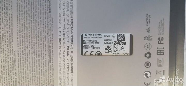 SSD Kingston A400 240GB новые