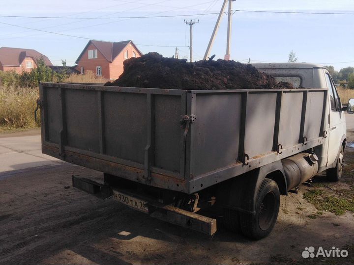 Навоз, Перегной, Песок, Чернозем, Щебень