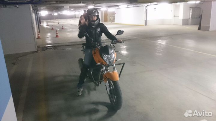 Обучение вождению мото,категория А