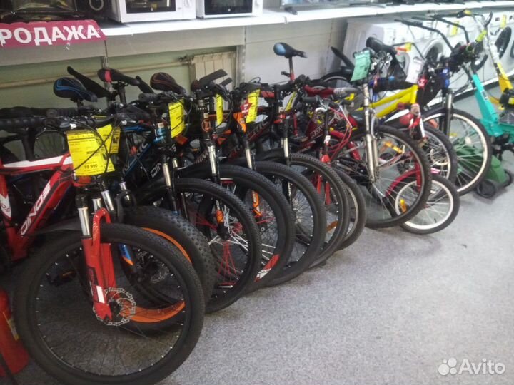 Велосипеды в ассортименте