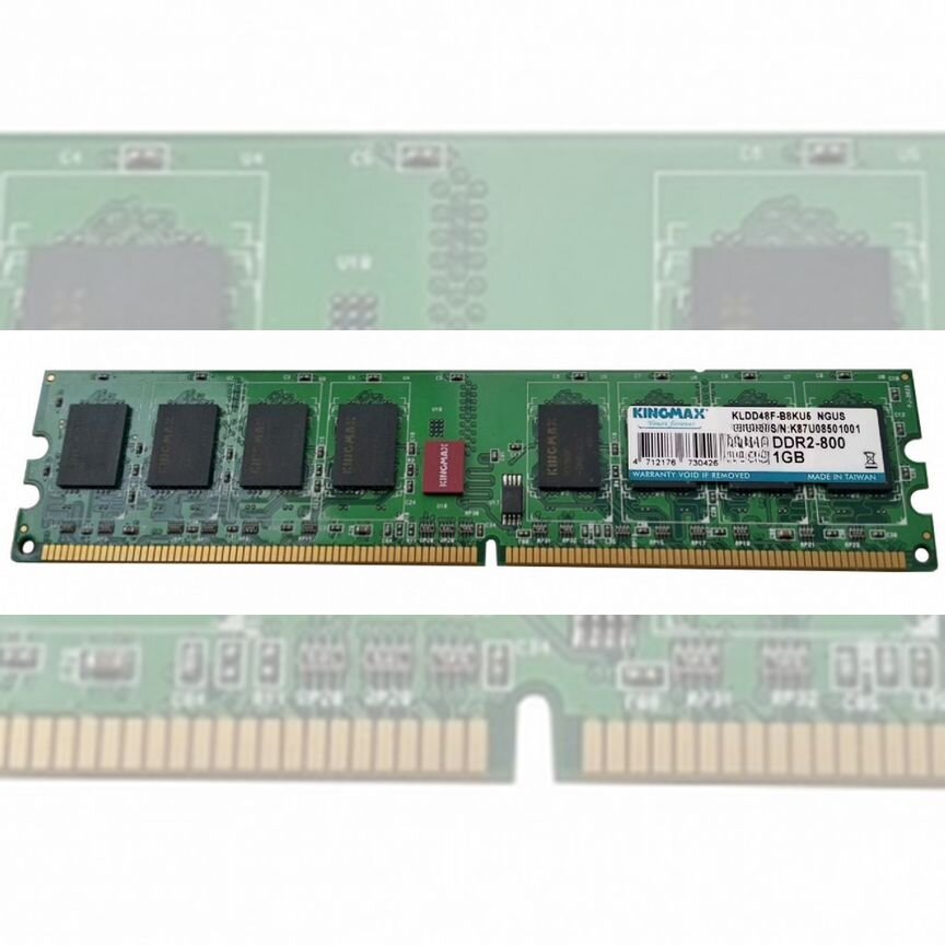 [B8KU5] Оперативная Память Kingmax Kldd48f- 1gb B8ku5