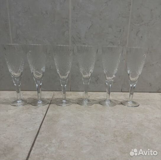 Фужеры хрустальные СССР