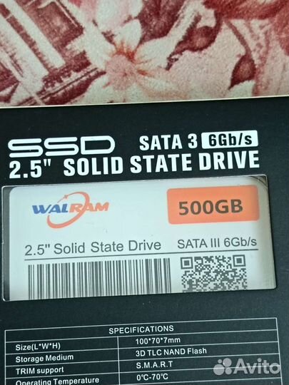 Новый SSD 500Gb и 1Tb и 2Tb