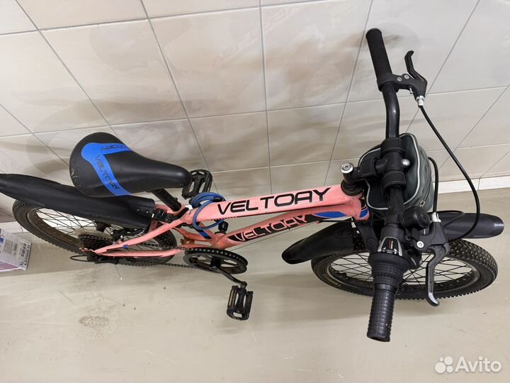 Велосипед veltory 20, велик черный BMX 20 avenger