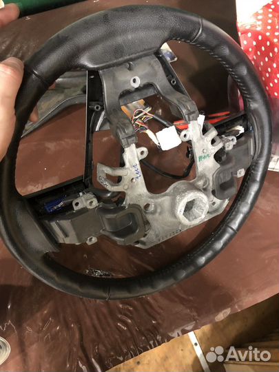 Руль mazda 3 bl кожа от рестайла частник