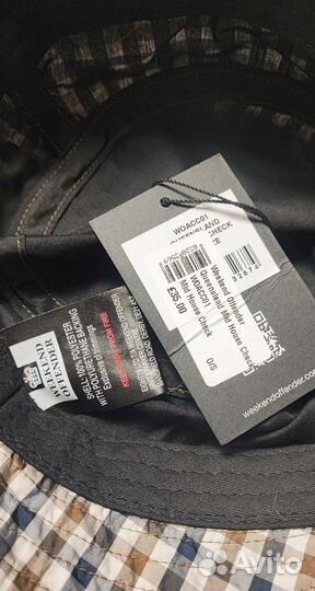 Панама weekend offender в клетку кежуал оригинал