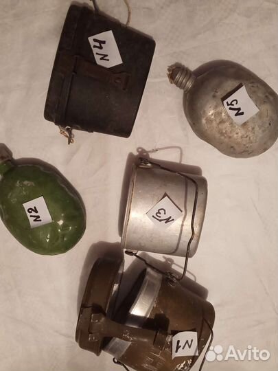 Фляжки, котелки