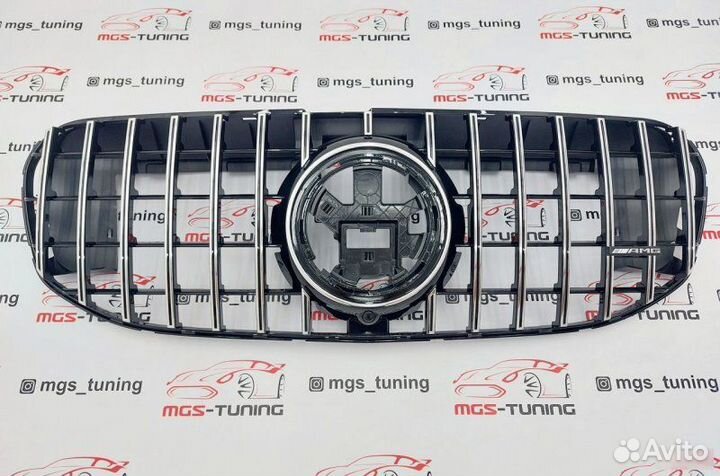 Решетка GT style+шильдик AMG Mercedes GLS x167