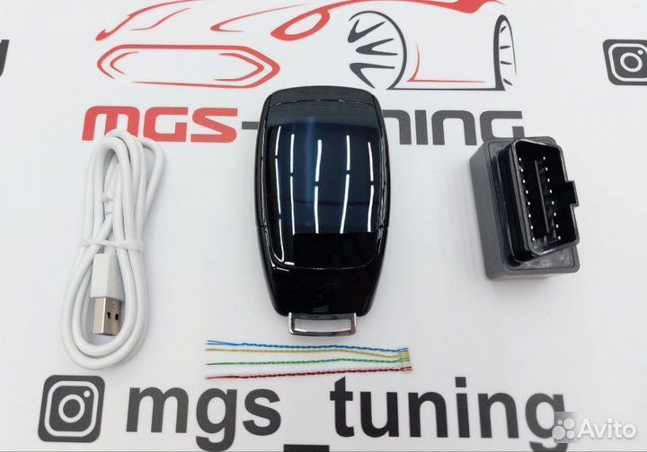 Смарт ключ Range Rover стиль Mercedes черный