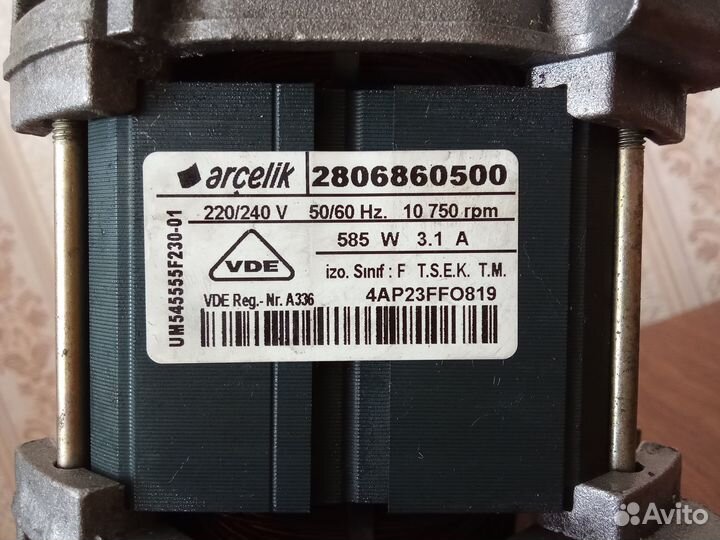 Двигатель от стиральной машины Веко WKD 23580 T