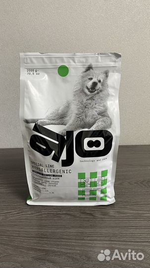 Сухой корм для собак AJO гипоаллергенный