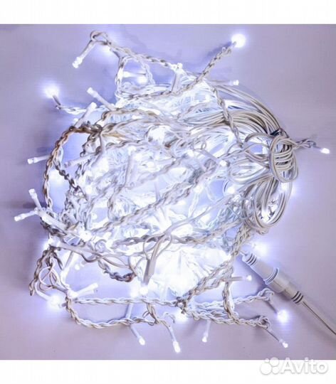 Гирлянда уличная Бахрома 5,1х0,9 м. Теплый белый