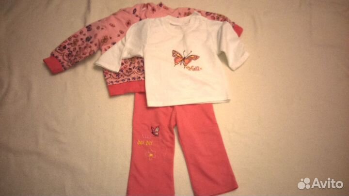 Пакет вещей на девочку от 3-9 месяцев
