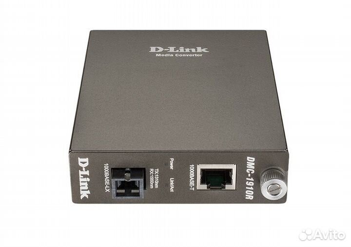 Медиаконвертор D-Link (DMC-1910R/A) 1000TX – 1000L