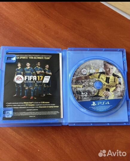 Fifa 17 ps4 диск