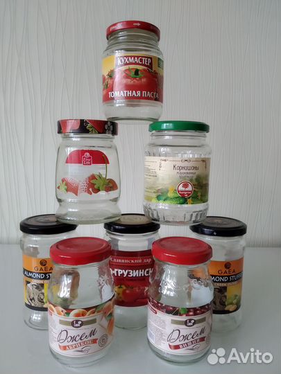 Баночки 300-350 мл с крышками