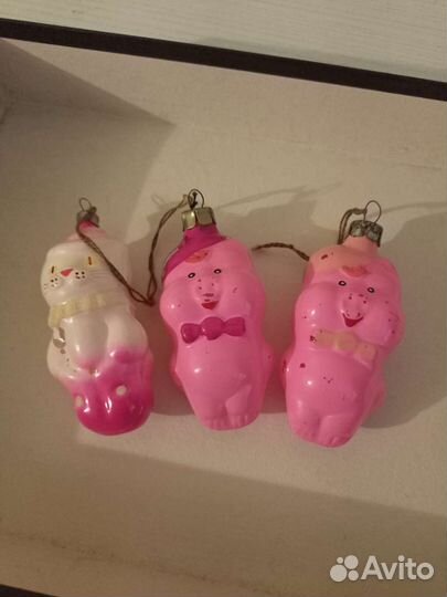 Елочные игрушки СССР