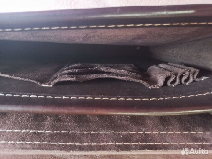 Мужской кожаный портфель новый