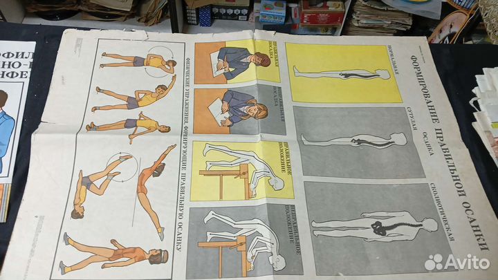 Плакаты по гигиене человека СССР