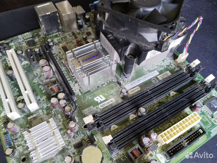 Собранная материнская плата