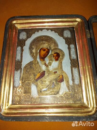 Старинные иконы икона Тихвинская Богородица XIX в