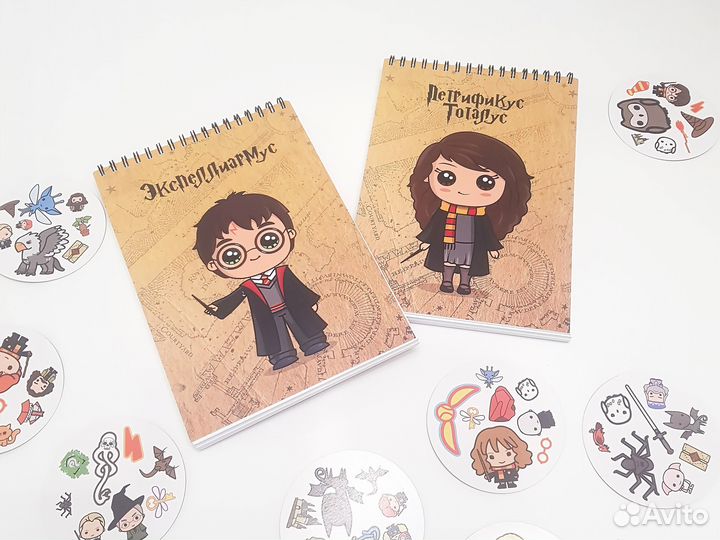 Блокнот на кольцах Гарри Поттер Гермиона