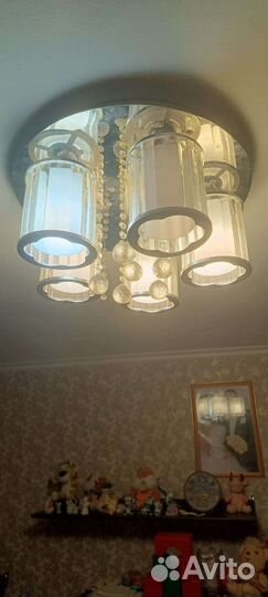 Люстра потолочная бу
