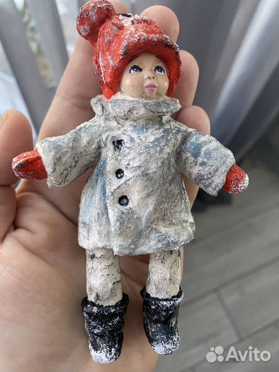 Елочные игрушки из ваты