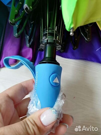 Новый складной зонт радуга полуавтомат