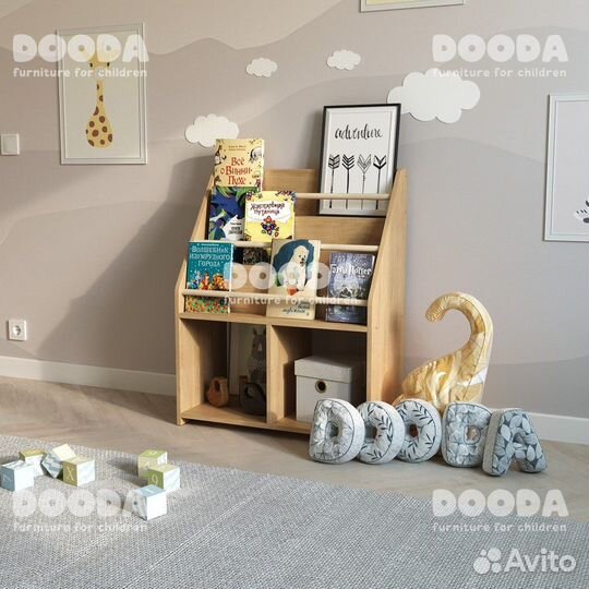 Стеллаж детский для развития Монтессори