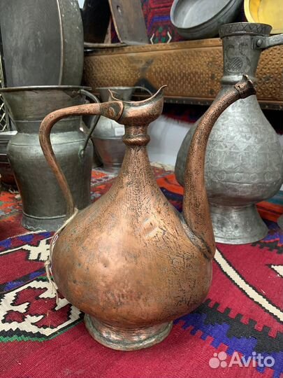 Антикварный медный кувшин, Иран
