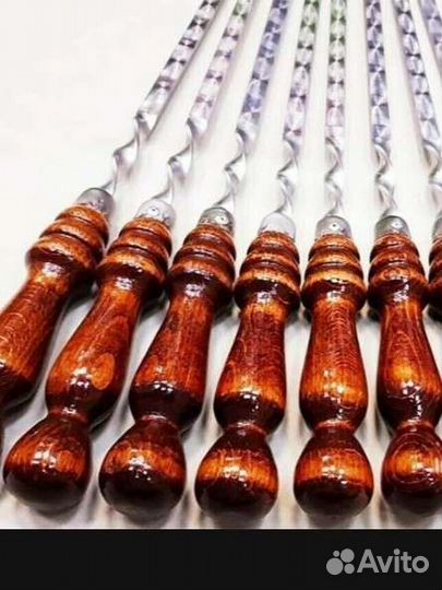 Шампура ручной работы деревянная ручка