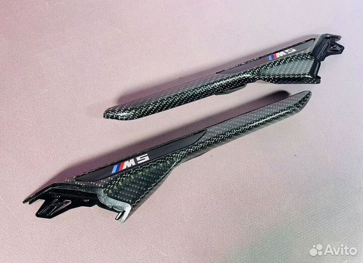 Жабры в крылья BMW M5 F90 carbon