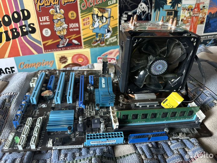 Комплект: Плата + процессор + оперативная память