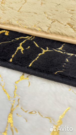 Роскошные коврики для ванной и туалета (мрамор)