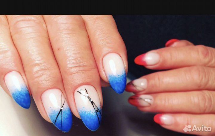 Маникюр гель лак/наращивание