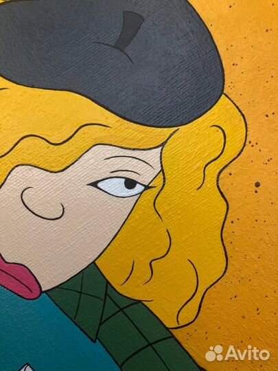 Картина акрилом на холсте