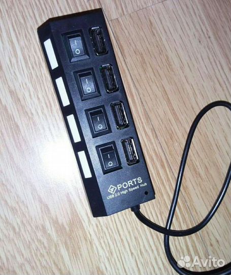 Разветвитель usb 2.0 хаб новый