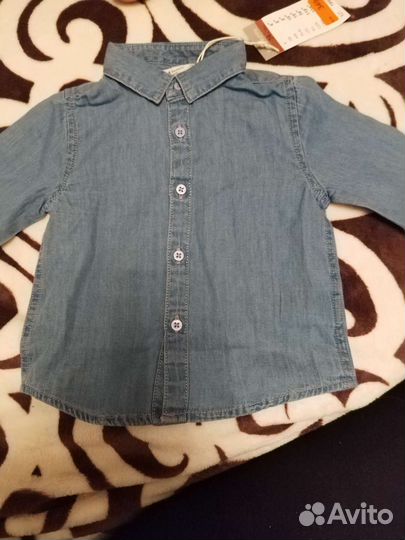 Джинсовая рубашка Сэнсэй для малыша