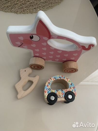 Деревянные игрушки для малышей