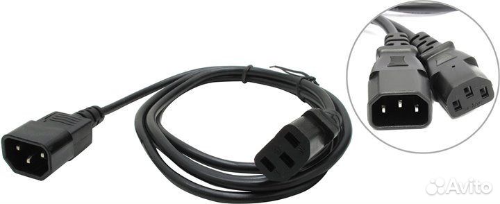 Сетевой кабель для ноутбука, компьютера или ибп