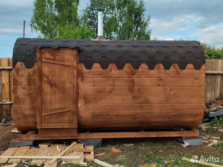 Бани-бочки квадро с доставкой